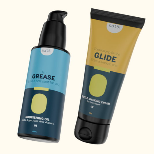 Pre-Shave Superstars : Pre-Shave Oil & Shaving Cream Kit