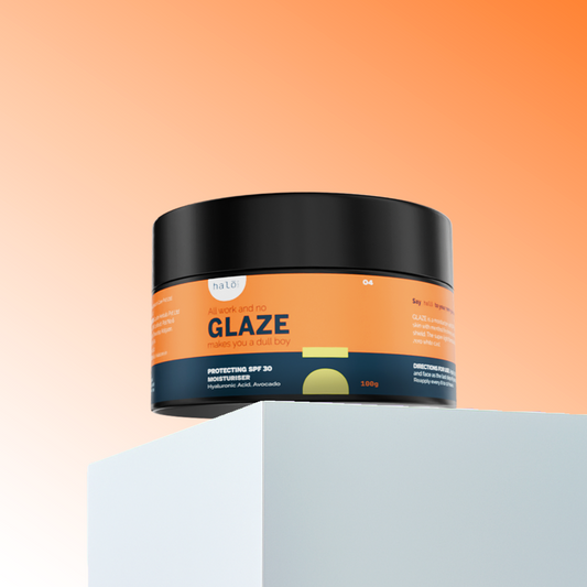 Glaze: 2-in-1 Moisturizer + Sunscreen Halo Carehalo care, halocare, men's care, men's personal care, facewash for men, sunscreen for men