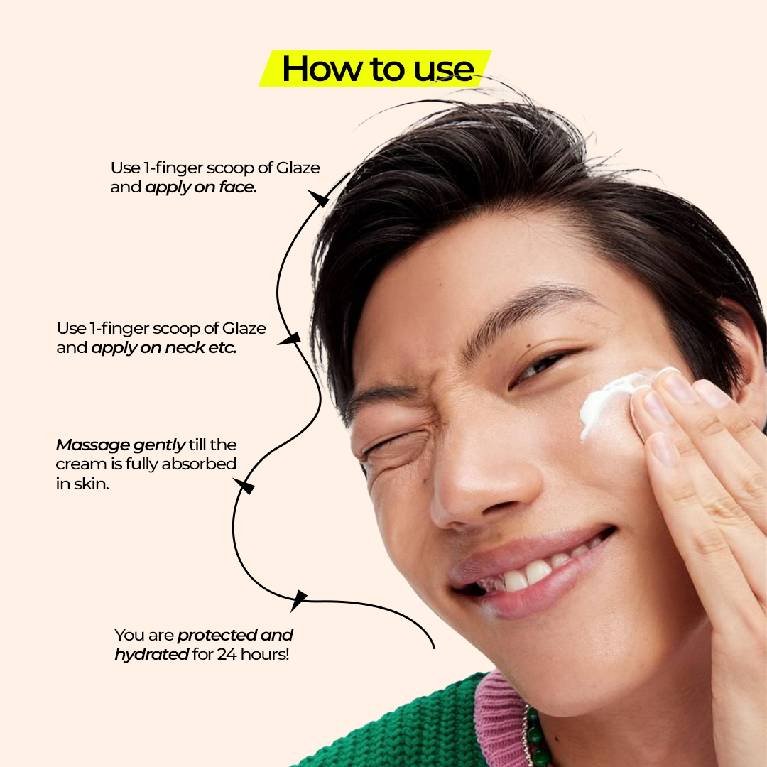 Glaze: 2-in-1 Moisturizer + Sunscreen Halo Carehalo care, halocare, men's care, men's personal care, facewash for men, sunscreen for men