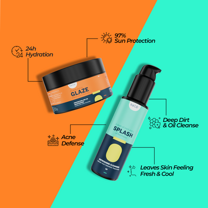 The Game Face Regime: Daily Essentials for Men Halo Carehalo care, halocare, men's care, men's personal care, facewash for men, sunscreen for men