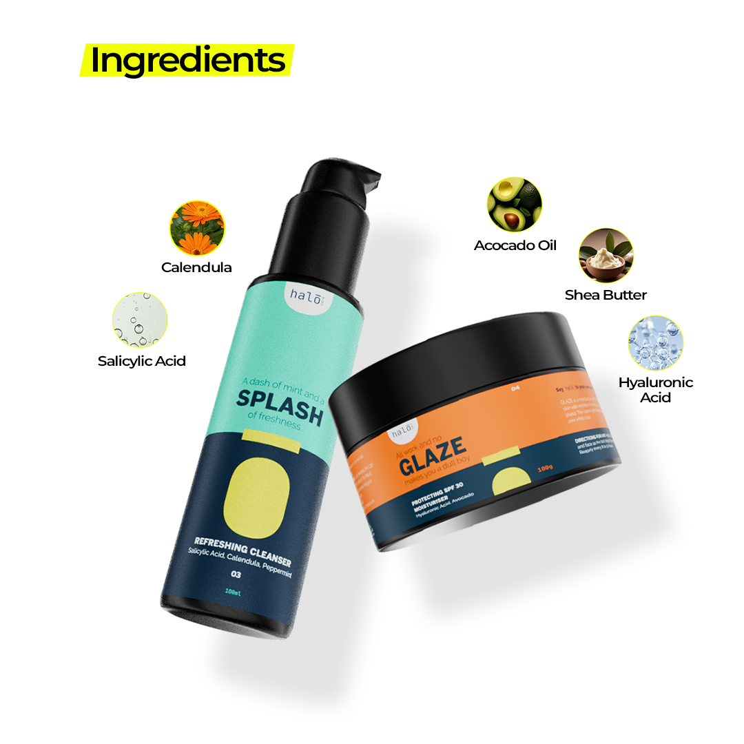 Head Shave Essentials: The Perfect Post Head Shave Kit Halo Carehalo care, halocare, men's care, men's personal care, facewash for men, sunscreen for men