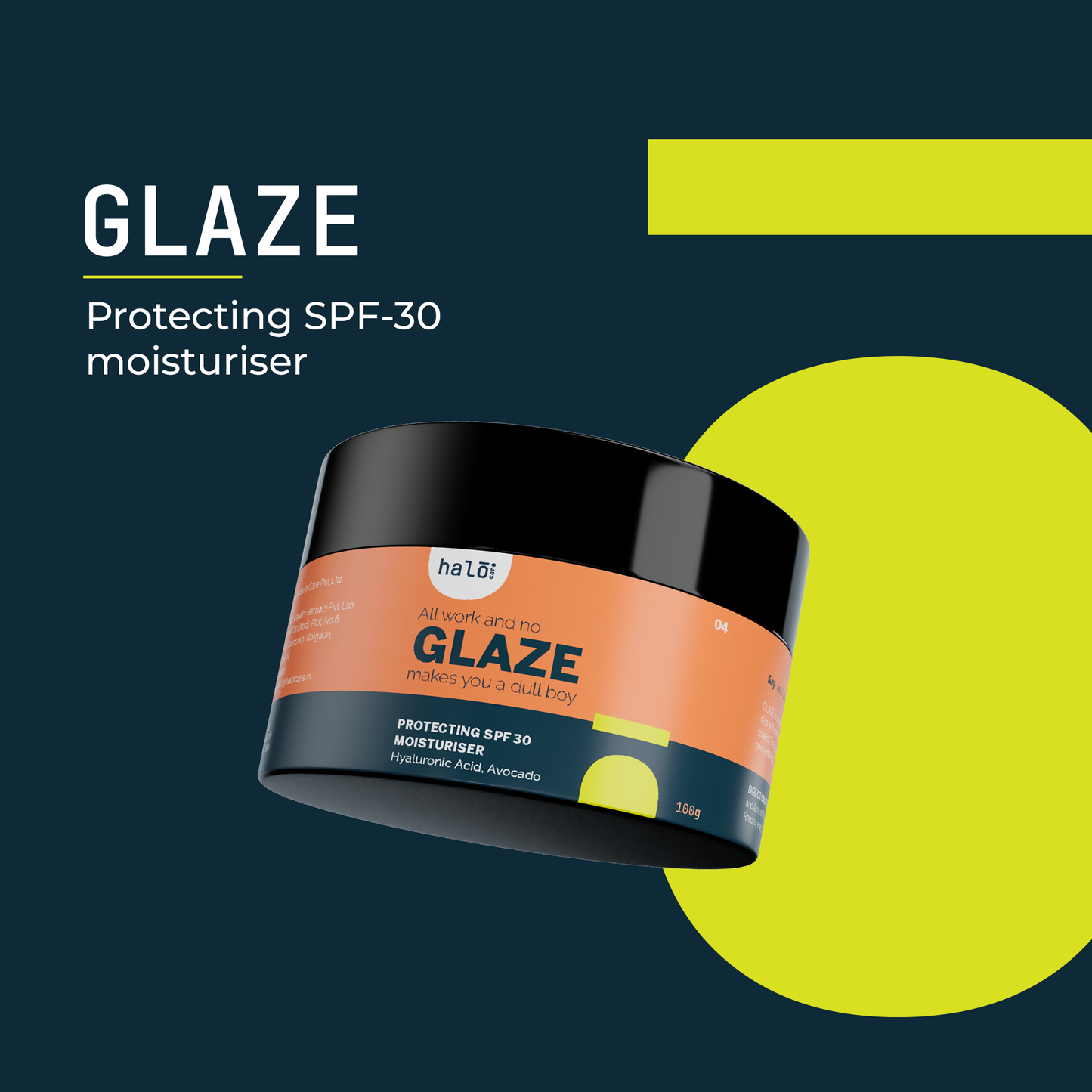 Glaze - Protecting Scalp & Face Moisturizer Sunscreen SPF 30 (100g)