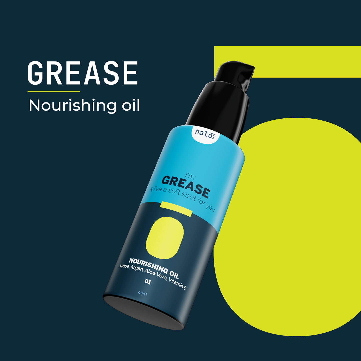 Halo Care Grease - Nourishing Pre-Shave Oil (60mL)