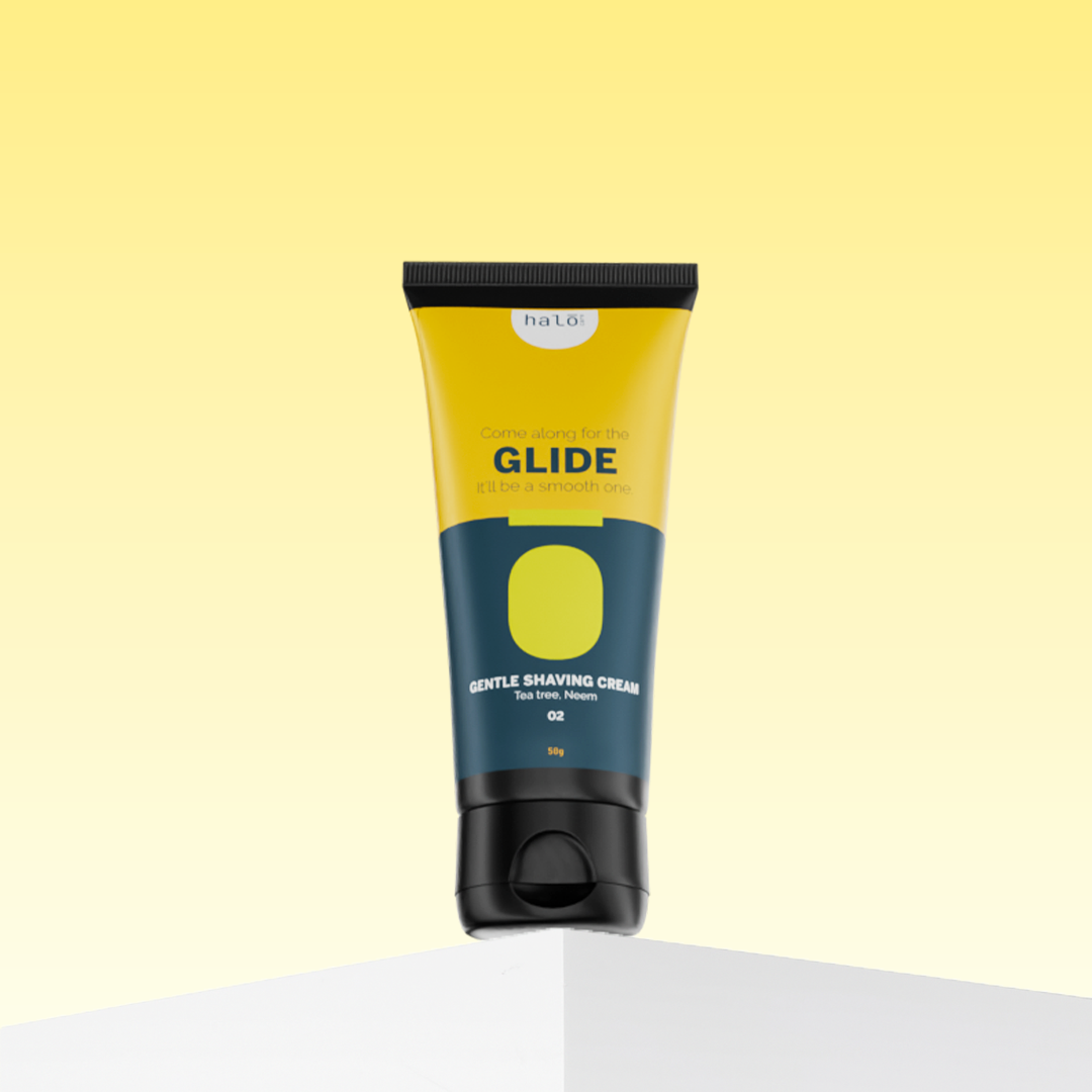 Glide: Gentle Scalp Shaving Cream Halo Carehalo care, halocare, men's care, men's personal care, facewash for men, sunscreen for men