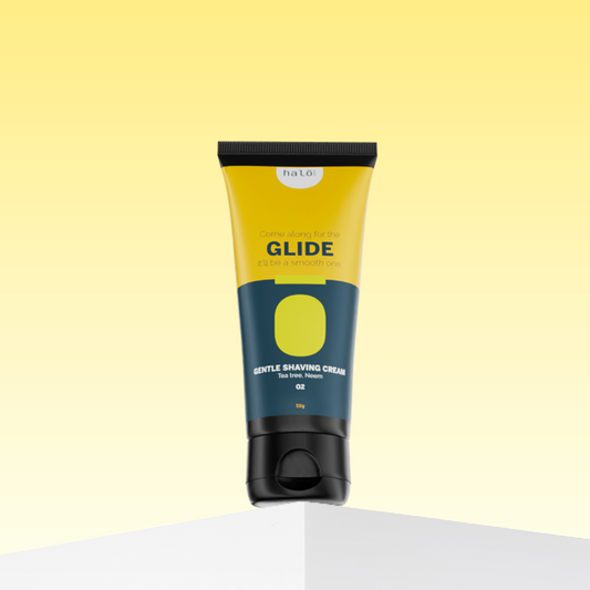 Glide: Gentle Scalp Shaving Cream Halo Carehalo care, halocare, men's care, men's personal care, facewash for men, sunscreen for men