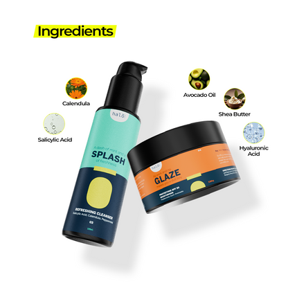 The Game Face Routine: Daily Essentials for Men Halo Carehalo care, halocare, men's care, men's personal care, facewash for men, sunscreen for men