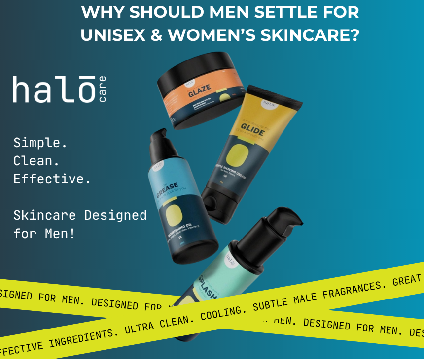 Halo Care – Clean, Simple, Effective Skincare Designed Only for Men!